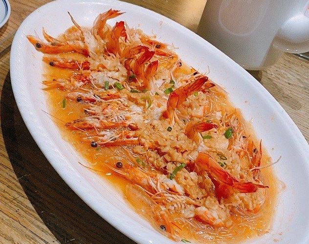 小时候餐厅锦联店粉丝虾实拍
